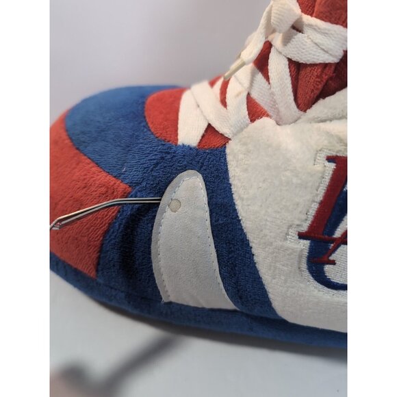 Los Angeles Clippers Comfy Feet Large Slippers Plush House Shoes NBA Basketball - Picture 5 of 13